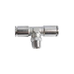 Metal Pu Fitting T-joint 10mm 1/4' M
